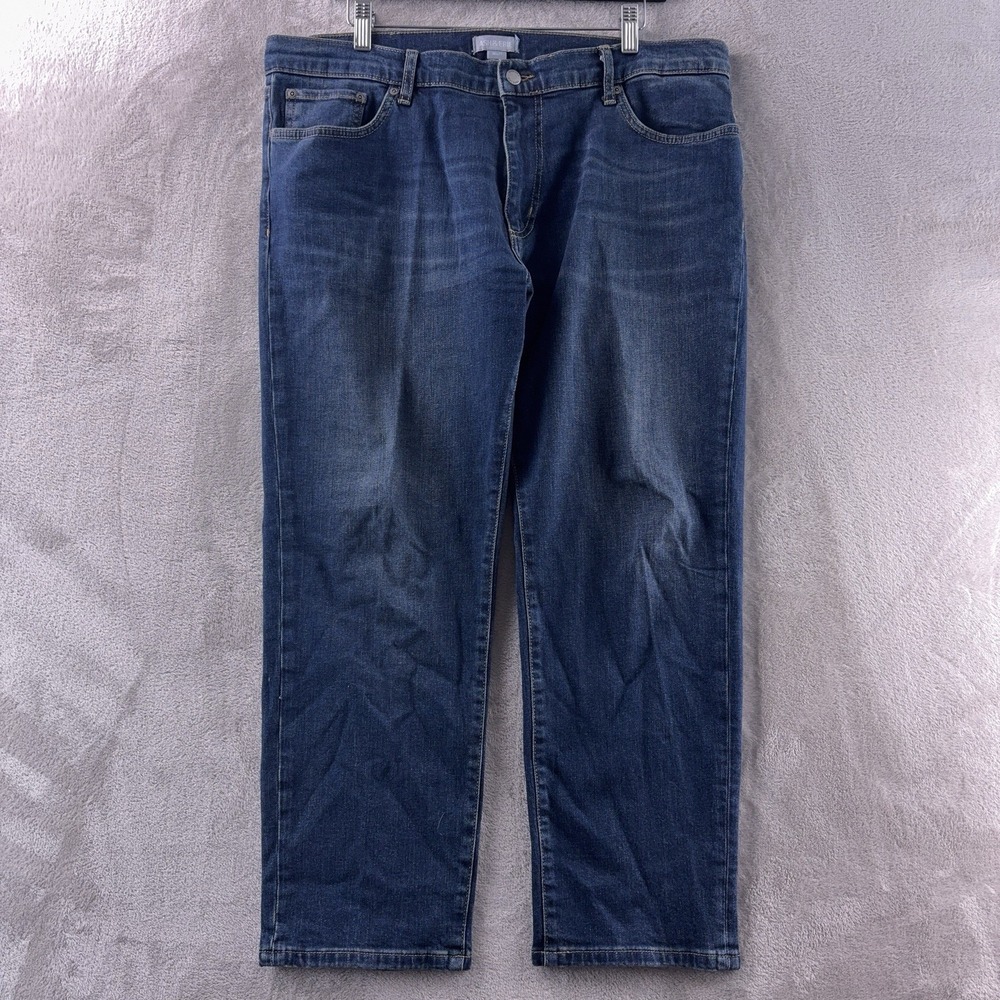 Ash & Erie Straight Fit Essential Jeans Mens Size 36x27 Blue Original‎ Wash